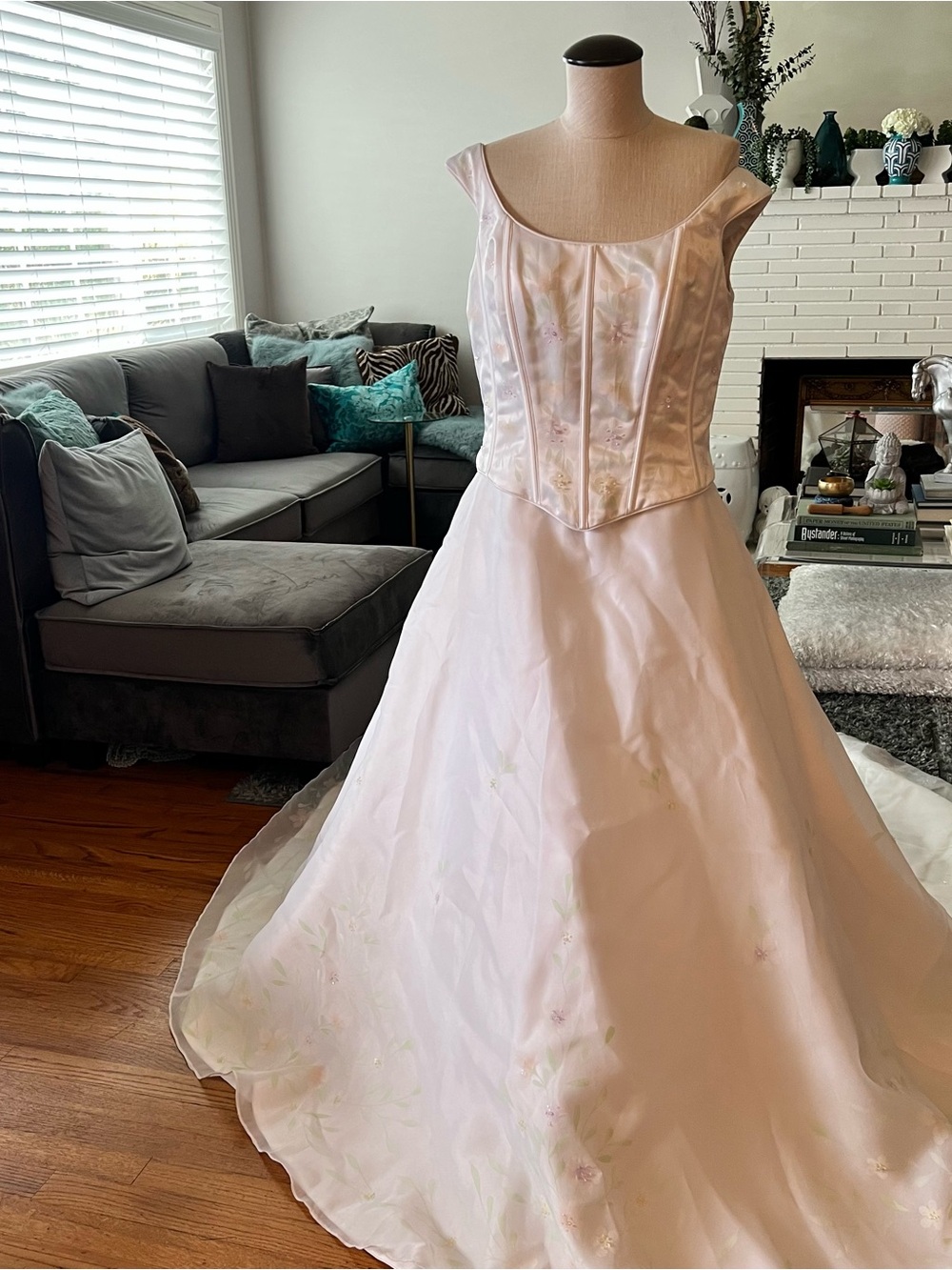 Alfred Angelo Wedding Gown with Floral Detailing